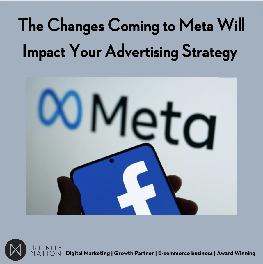 Changes Are Coming to Meta Will Impact Your Advertising Strategy 
